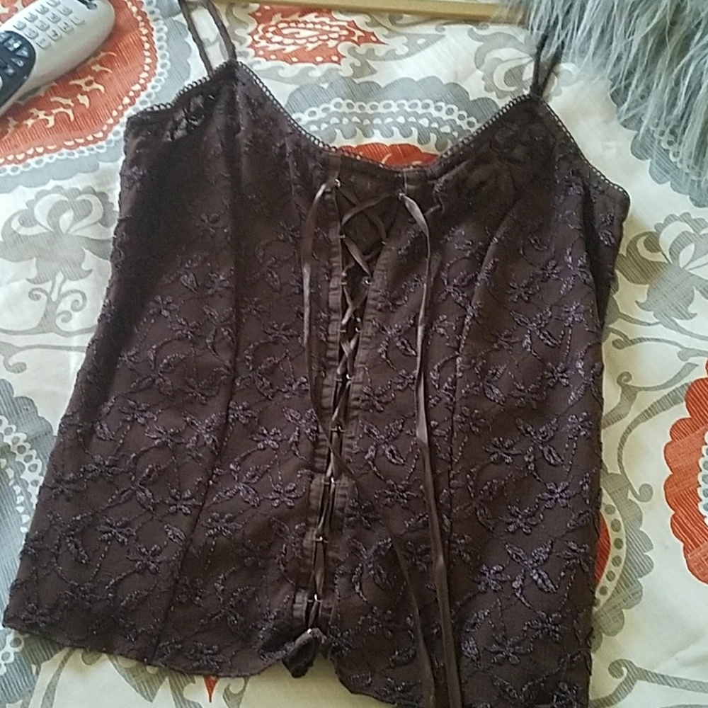 Soft Sexy Brown Camisol Tank